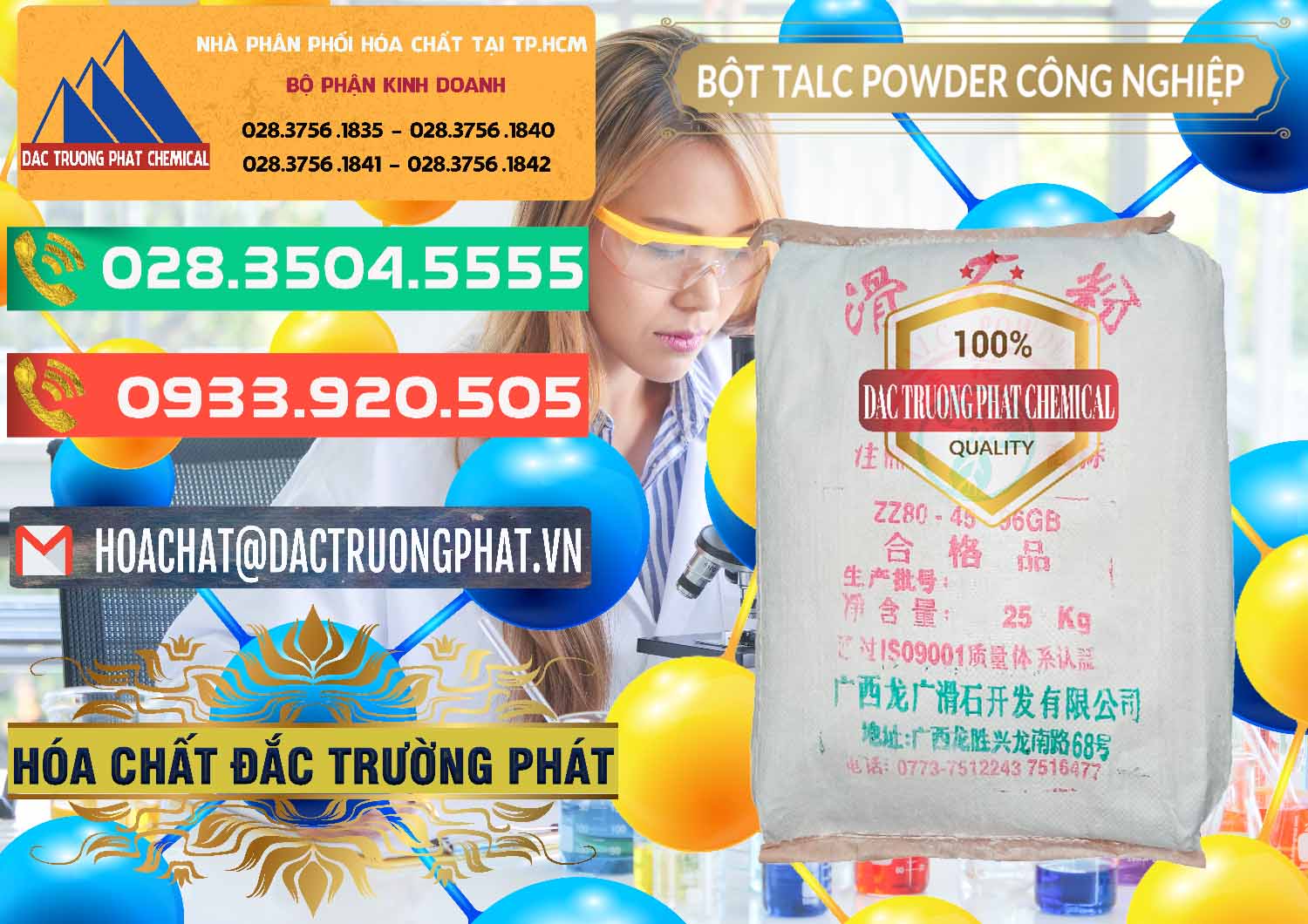 Chuyên cung ứng - bán Bột Talc Powder Công Nghiệp Trung Quốc China - 0037 - Cty chuyên kinh doanh và cung cấp hóa chất tại TP.HCM - congtyhoachat.com.vn