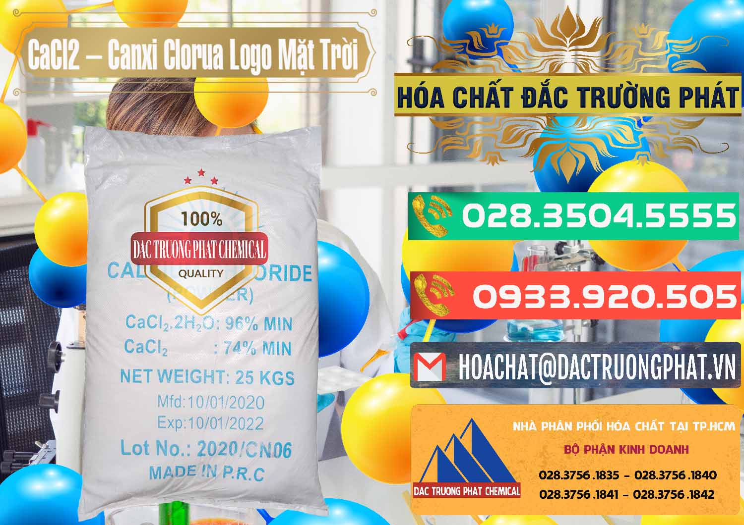 Công ty chuyên cung ứng và bán CaCl2 – Canxi Clorua 96% Logo Mặt Trời Trung Quốc China - 0041 - Công ty chuyên cung cấp - bán hóa chất tại TP.HCM - congtyhoachat.com.vn
