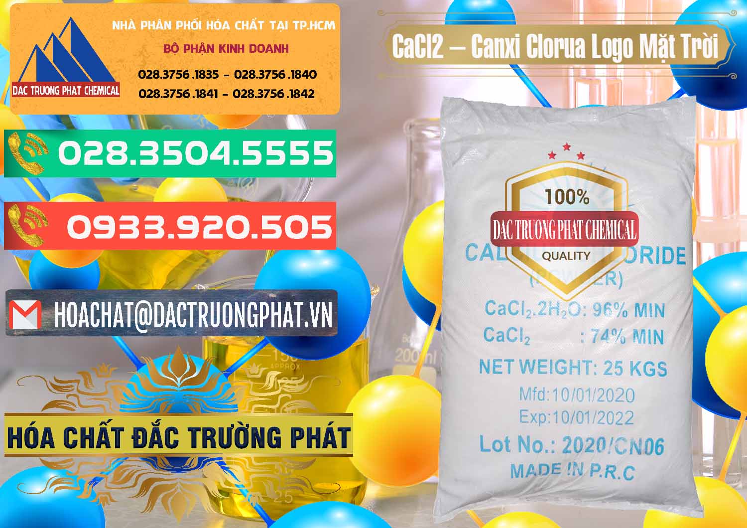 Cty nhập khẩu và bán CaCl2 – Canxi Clorua 96% Logo Mặt Trời Trung Quốc China - 0041 - Công ty phân phối & cung cấp hóa chất tại TP.HCM - congtyhoachat.com.vn