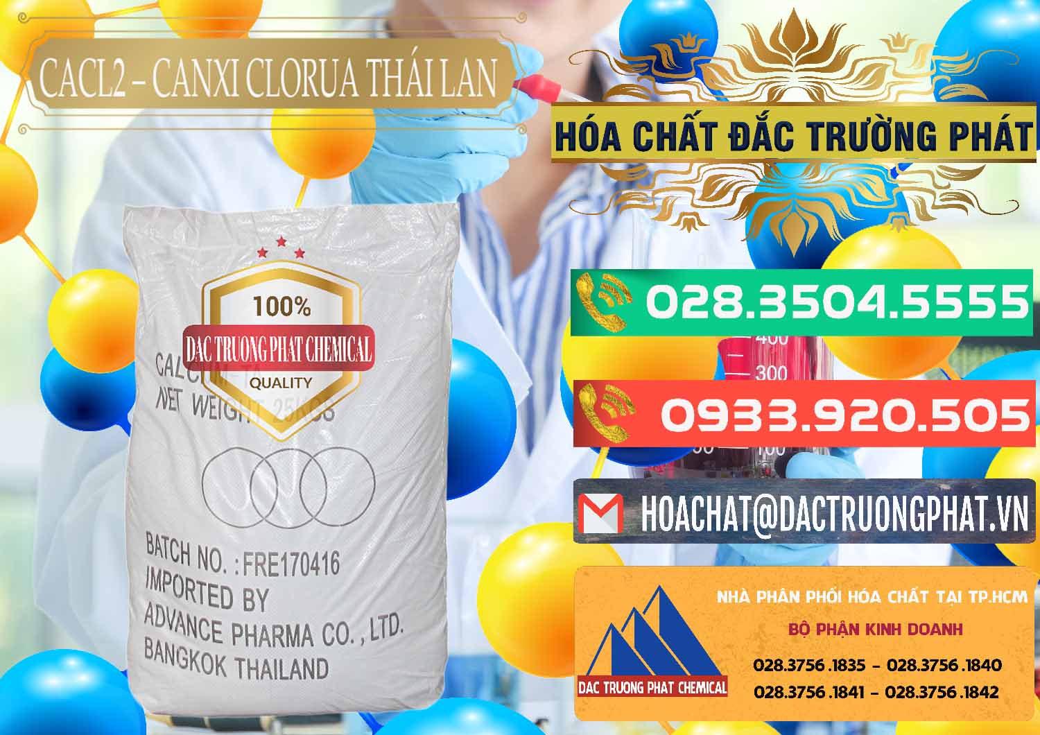 Công ty nhập khẩu và bán CaCl2 – Canxi Clorua 96% Thái Lan - 0042 - Chuyên cung cấp & phân phối hóa chất tại TP.HCM - congtyhoachat.com.vn