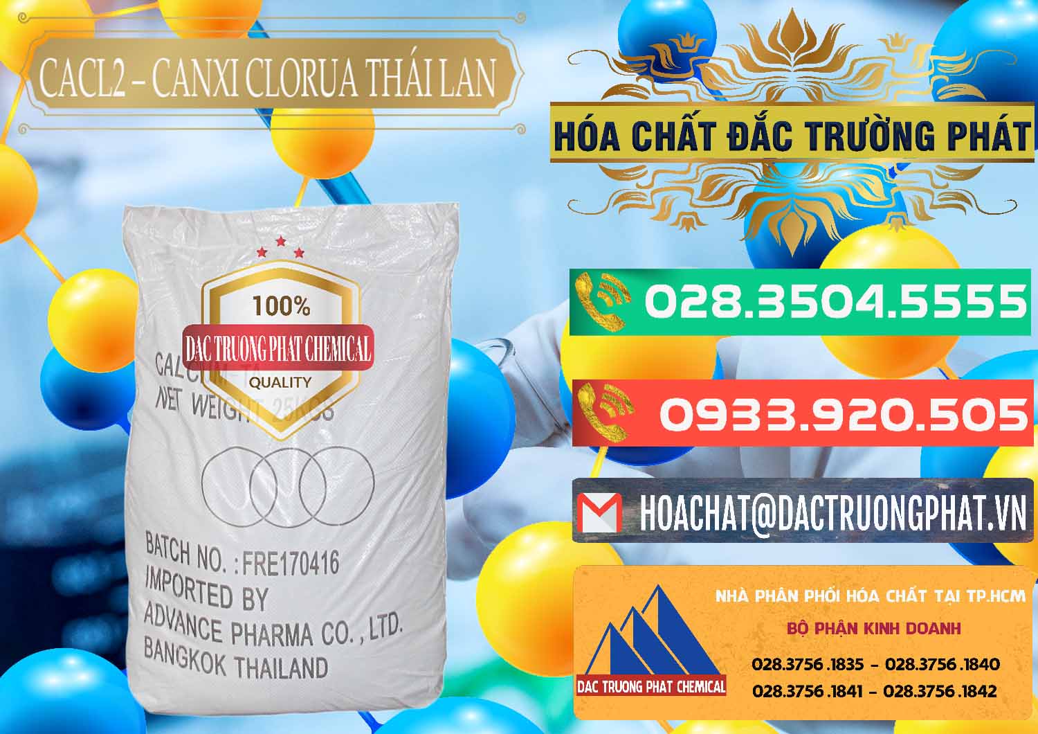 Cty nhập khẩu ( bán ) CaCl2 – Canxi Clorua 96% Thái Lan - 0042 - Nơi bán & cung cấp hóa chất tại TP.HCM - congtyhoachat.com.vn