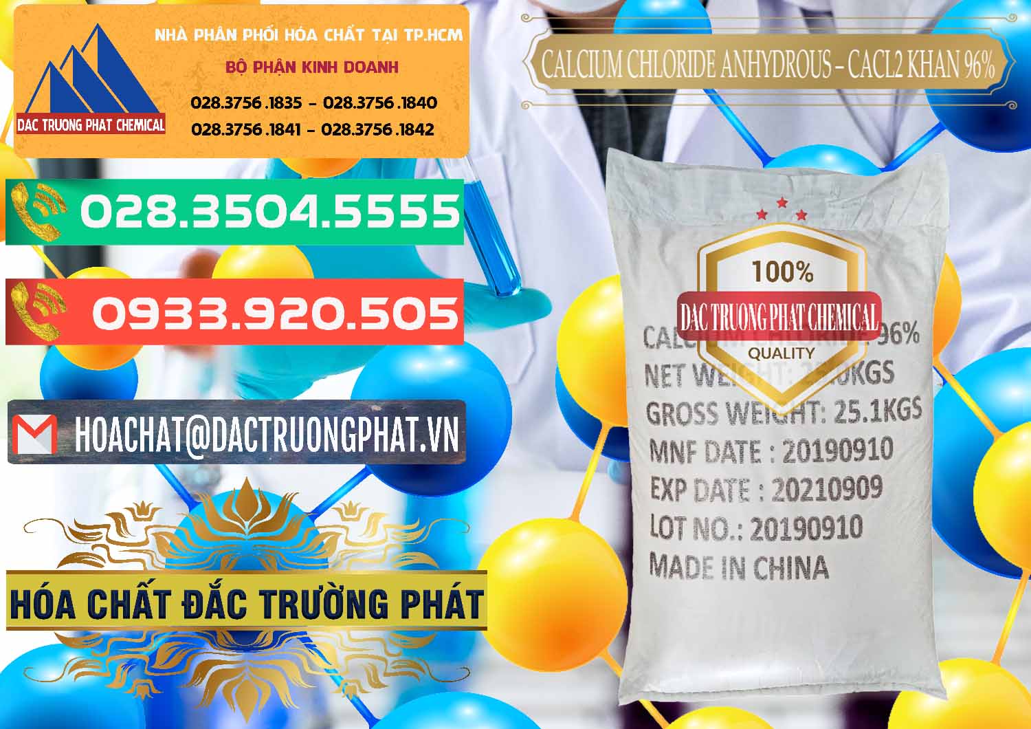 Đơn vị chuyên cung ứng _ bán CaCl2 – Canxi Clorua Anhydrous Khan 96% Trung Quốc China - 0043 - Cty kinh doanh và cung cấp hóa chất tại TP.HCM - congtyhoachat.com.vn