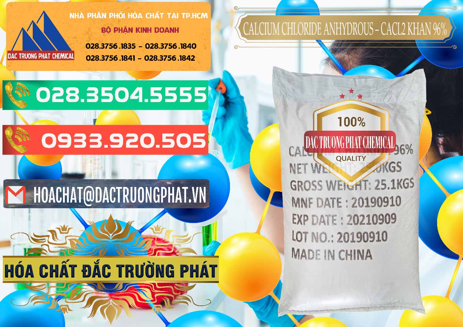 Chuyên bán và cung cấp CaCl2 – Canxi Clorua Anhydrous Khan 96% Trung Quốc China - 0043 - Cty phân phối và kinh doanh hóa chất tại TP.HCM - congtyhoachat.com.vn