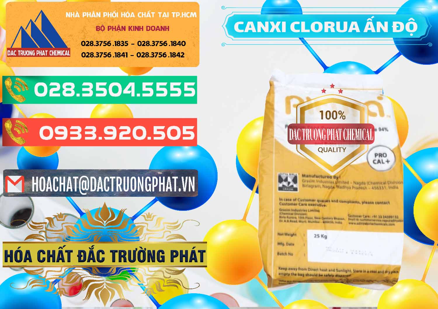Nhà phân phối - bán CaCl2 – Canxi Clorua Food Grade Altura Aditya Birla Grasim Ấn Độ India - 0436 - Cty nhập khẩu - cung cấp hóa chất tại TP.HCM - congtyhoachat.com.vn
