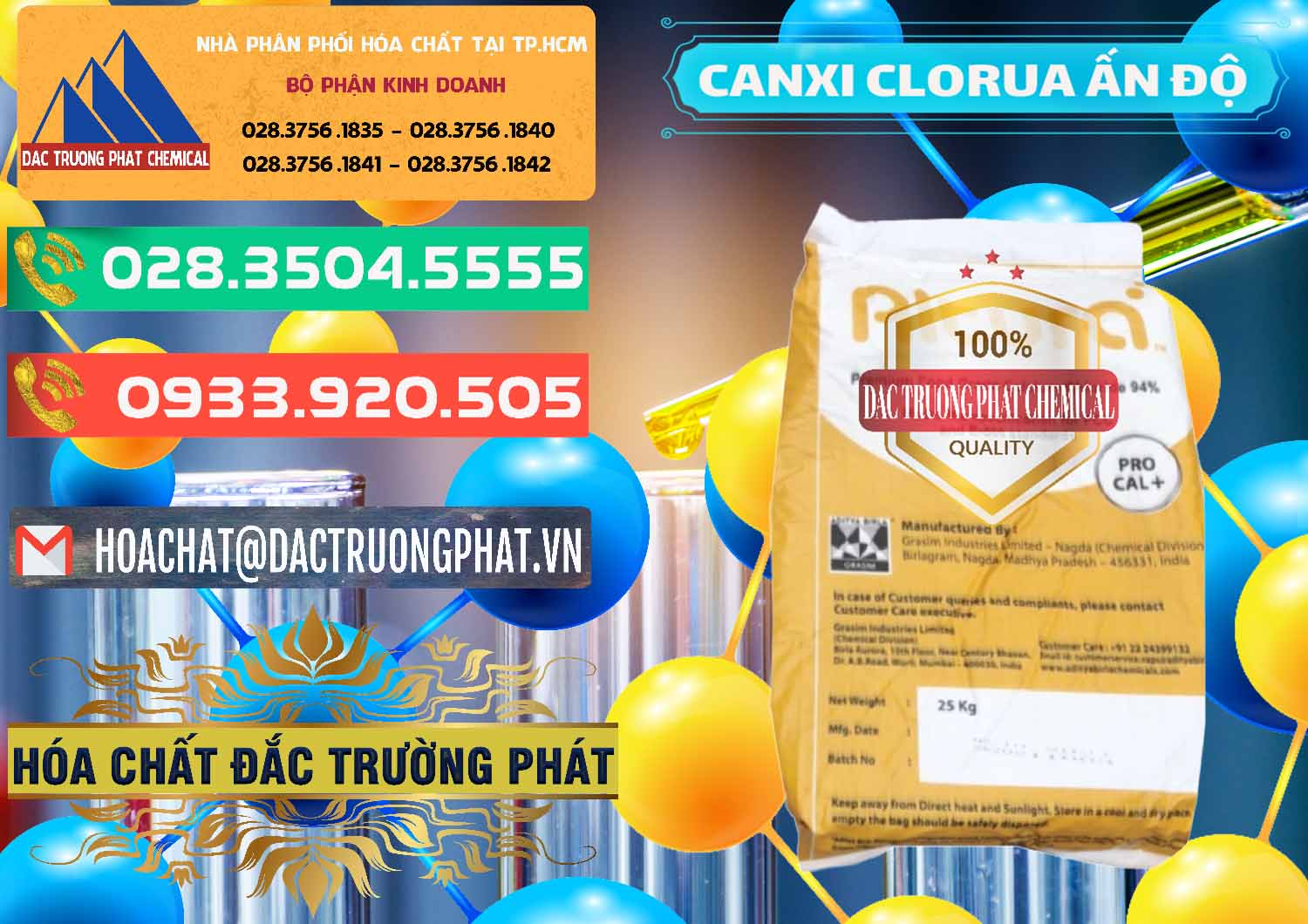 Cty chuyên nhập khẩu _ bán CaCl2 – Canxi Clorua Food Grade Altura Aditya Birla Grasim Ấn Độ India - 0436 - Đơn vị chuyên kinh doanh và cung cấp hóa chất tại TP.HCM - congtyhoachat.com.vn