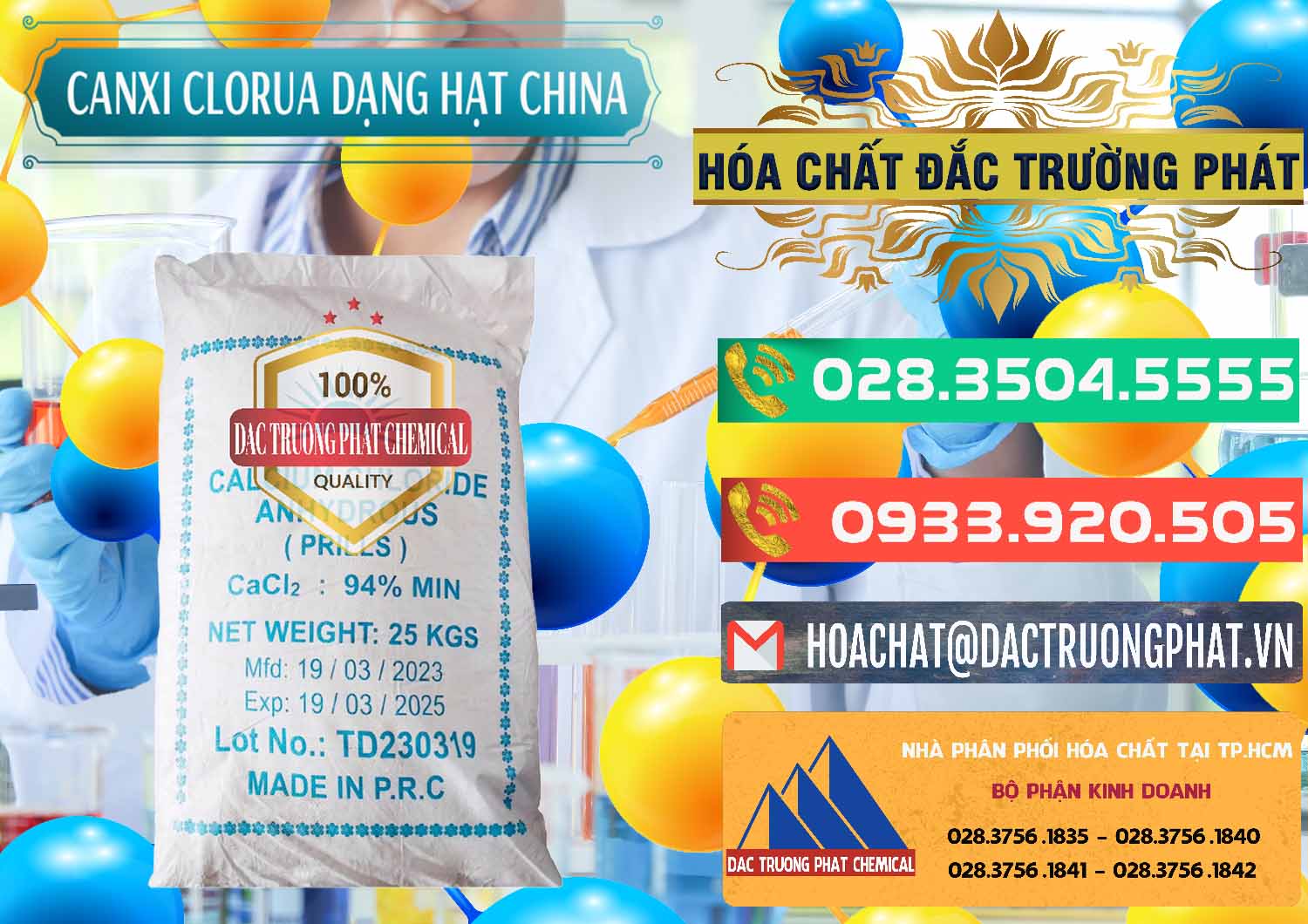 Nhập khẩu ( bán ) CaCl2 – Canxi Clorua 94% Dạng Hạt Trung Quốc China - 0373 - Bán ( phân phối ) hóa chất tại TP.HCM - congtyhoachat.com.vn