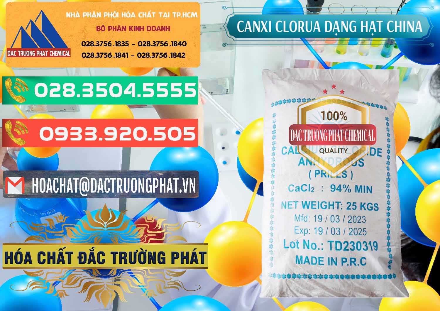 Nhà phân phối _ bán CaCl2 – Canxi Clorua 94% Dạng Hạt Trung Quốc China - 0373 - Chuyên kinh doanh - cung cấp hóa chất tại TP.HCM - congtyhoachat.com.vn