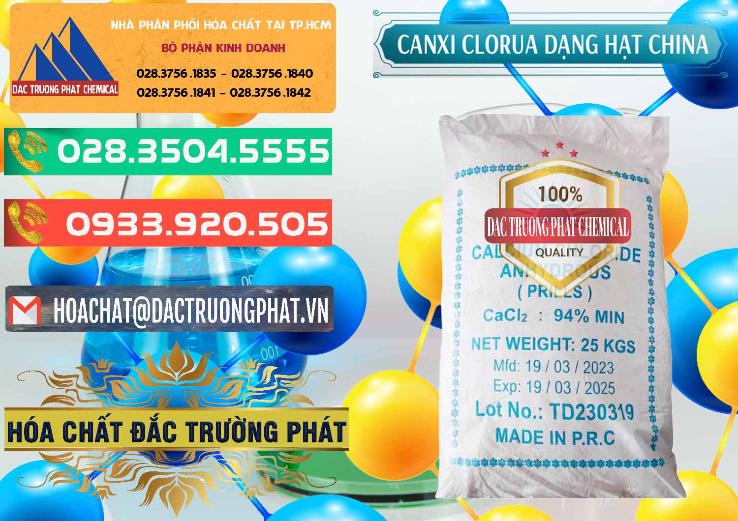 Công ty nhập khẩu & bán CaCl2 – Canxi Clorua 94% Dạng Hạt Trung Quốc China - 0373 - Cty chuyên cung cấp & nhập khẩu hóa chất tại TP.HCM - congtyhoachat.com.vn