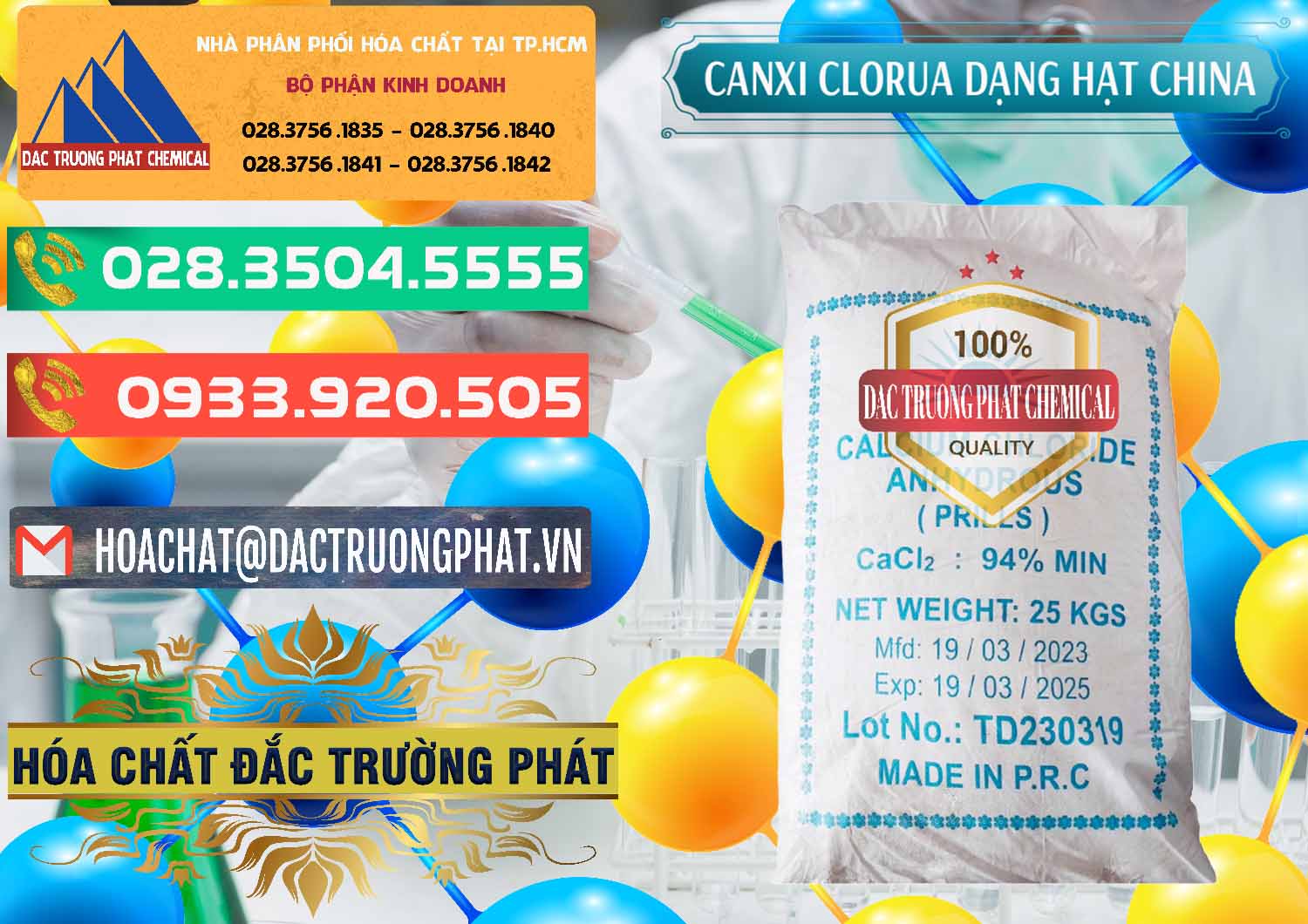 Nơi cung cấp - bán CaCl2 – Canxi Clorua 94% Dạng Hạt Trung Quốc China - 0373 - Chuyên bán & phân phối hóa chất tại TP.HCM - congtyhoachat.com.vn
