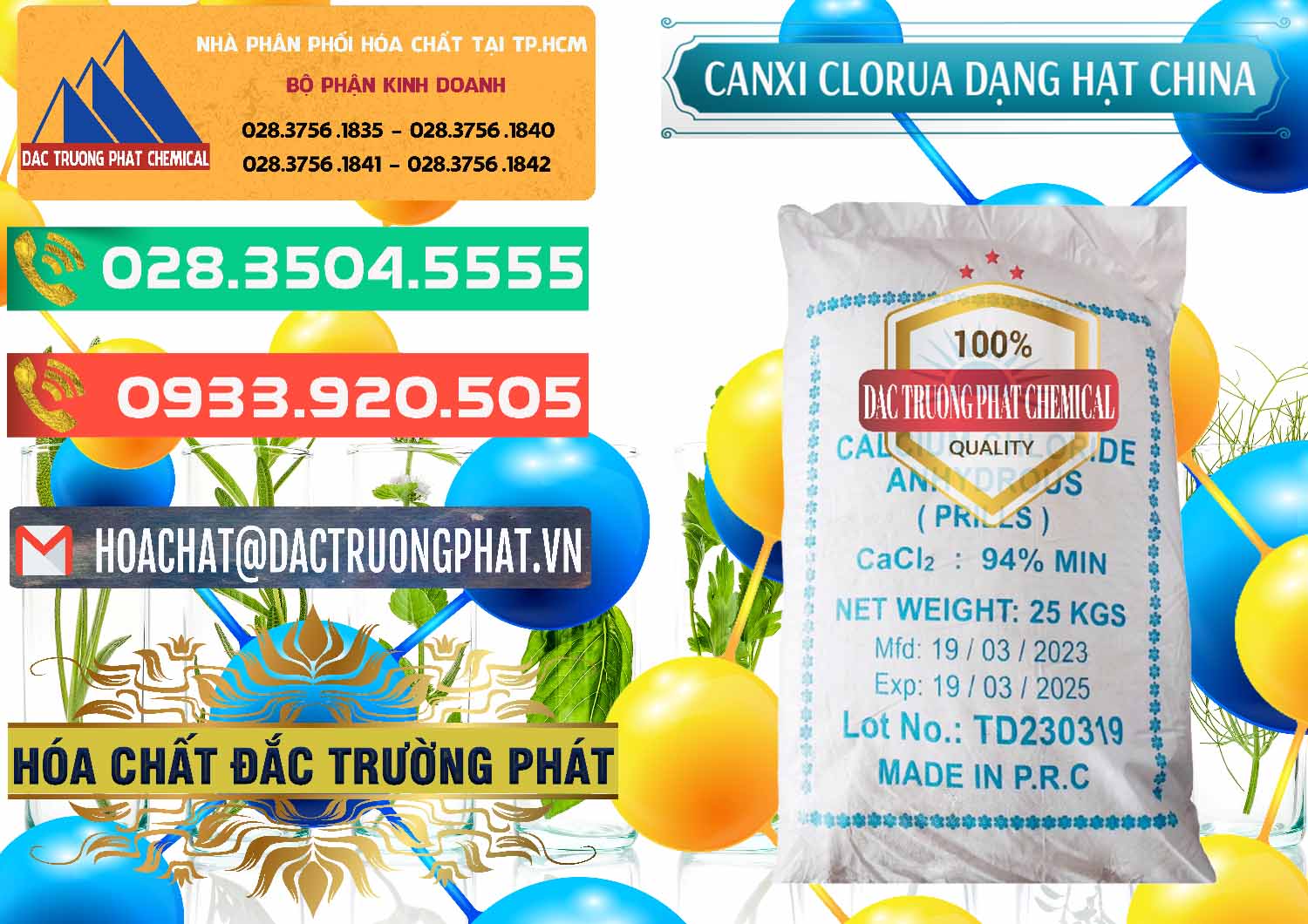 Cung ứng và bán CaCl2 – Canxi Clorua 94% Dạng Hạt Trung Quốc China - 0373 - Cty phân phối và nhập khẩu hóa chất tại TP.HCM - congtyhoachat.com.vn