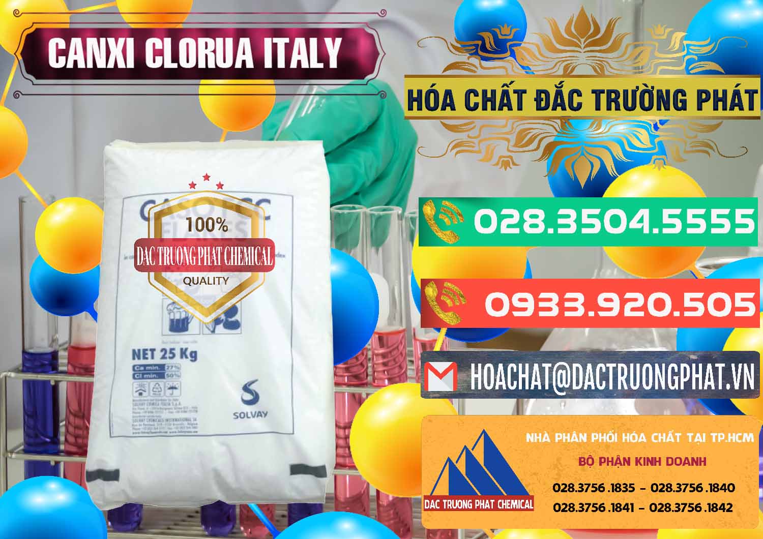 Cty chuyên nhập khẩu & bán CaCl2 – Canxi Clorua Food Grade Ý Italy - 0435 - Đơn vị chuyên bán - cung cấp hóa chất tại TP.HCM - congtyhoachat.com.vn