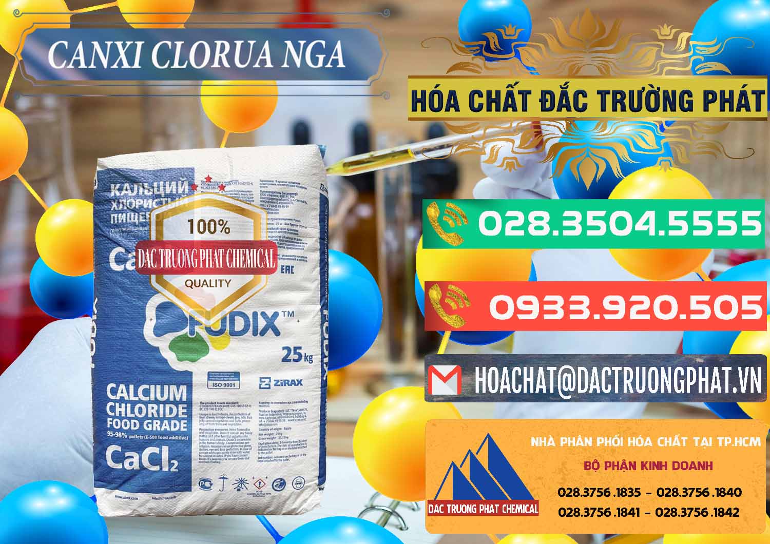 Nơi chuyên cung ứng & bán CaCl2 – Canxi Clorua Nga Russia - 0430 - Công ty phân phối & cung cấp hóa chất tại TP.HCM - congtyhoachat.com.vn