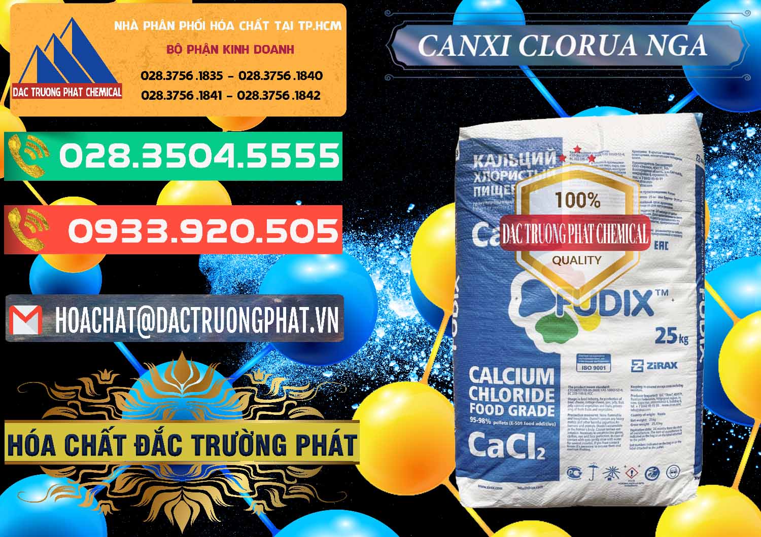 Bán - cung cấp CaCl2 – Canxi Clorua Nga Russia - 0430 - Công ty phân phối và cung cấp hóa chất tại TP.HCM - congtyhoachat.com.vn