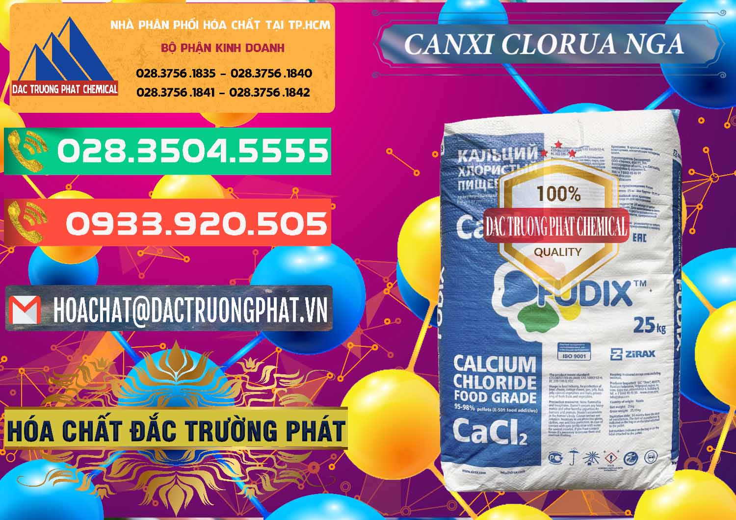 Đơn vị bán ( cung cấp ) CaCl2 – Canxi Clorua Nga Russia - 0430 - Công ty chuyên cung cấp và kinh doanh hóa chất tại TP.HCM - congtyhoachat.com.vn
