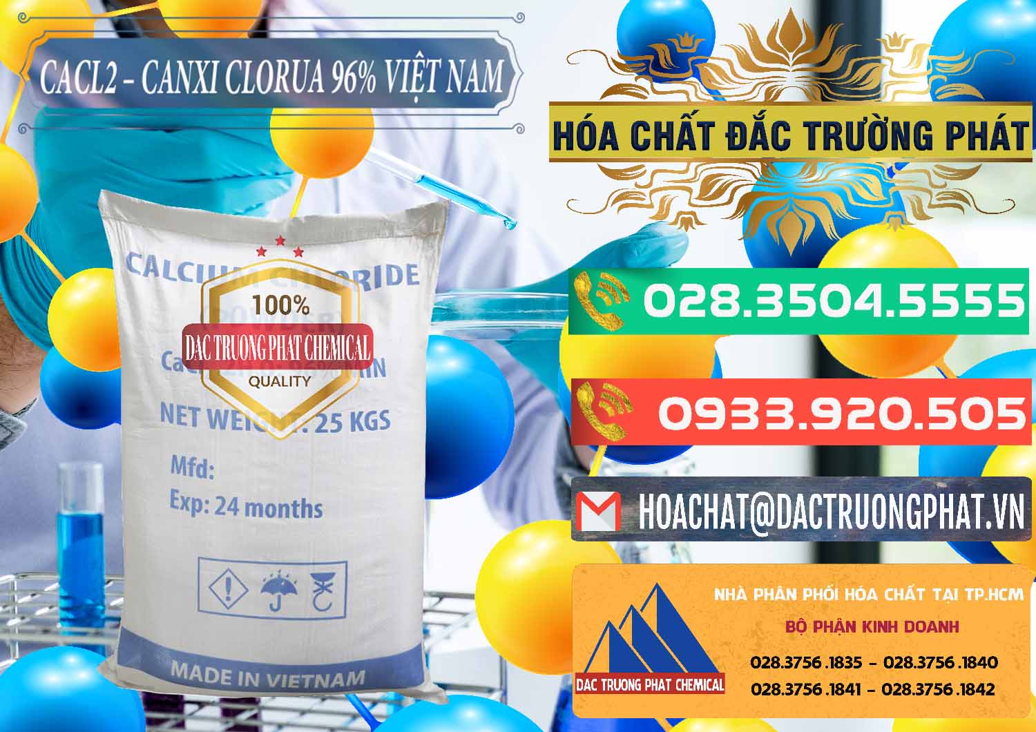 Nhà cung cấp - phân phối CaCl2 – Canxi Clorua 96% Việt Nam - 0236 - Chuyên cung ứng & phân phối hóa chất tại TP.HCM - congtyhoachat.com.vn