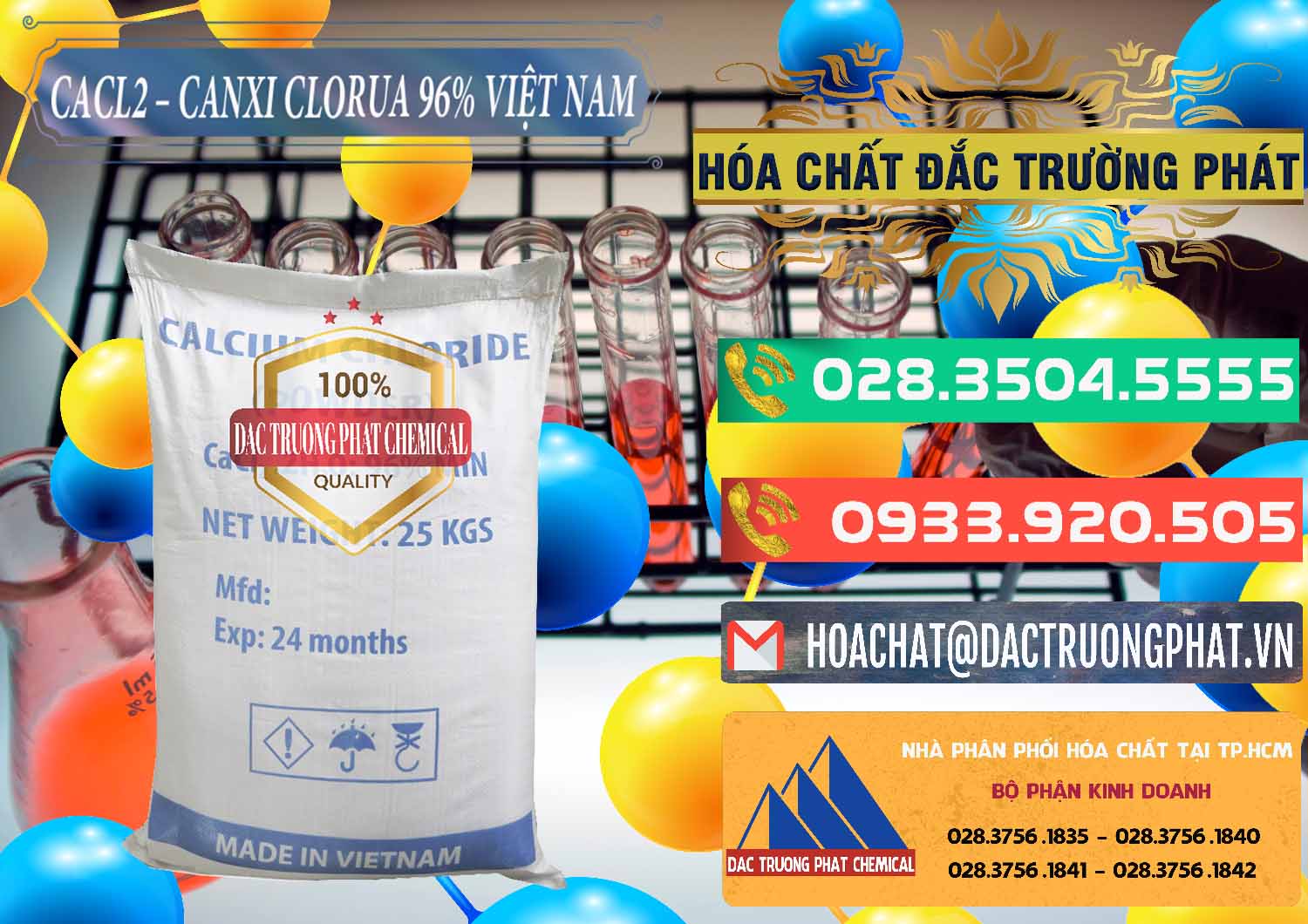 Đơn vị chuyên phân phối - cung ứng CaCl2 – Canxi Clorua 96% Việt Nam - 0236 - Phân phối và kinh doanh hóa chất tại TP.HCM - congtyhoachat.com.vn