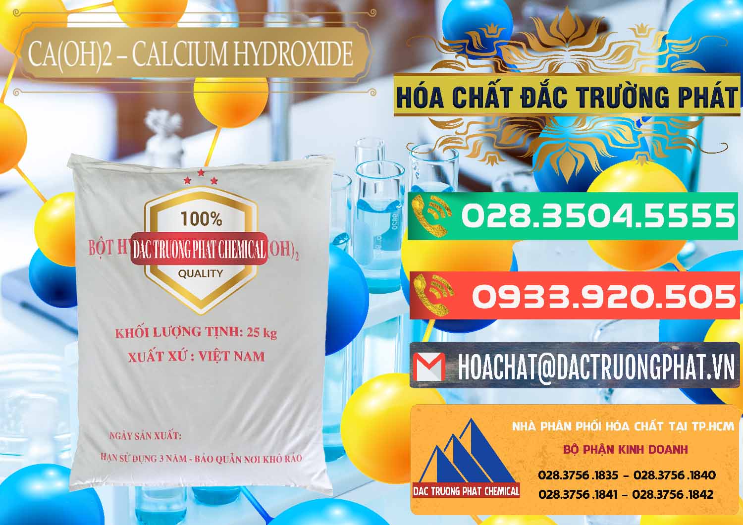 Cty phân phối ( kinh doanh ) Ca(OH)2 - Calcium Hydroxide Việt Nam - 0186 - Phân phối và cung ứng hóa chất tại TP.HCM - congtyhoachat.com.vn