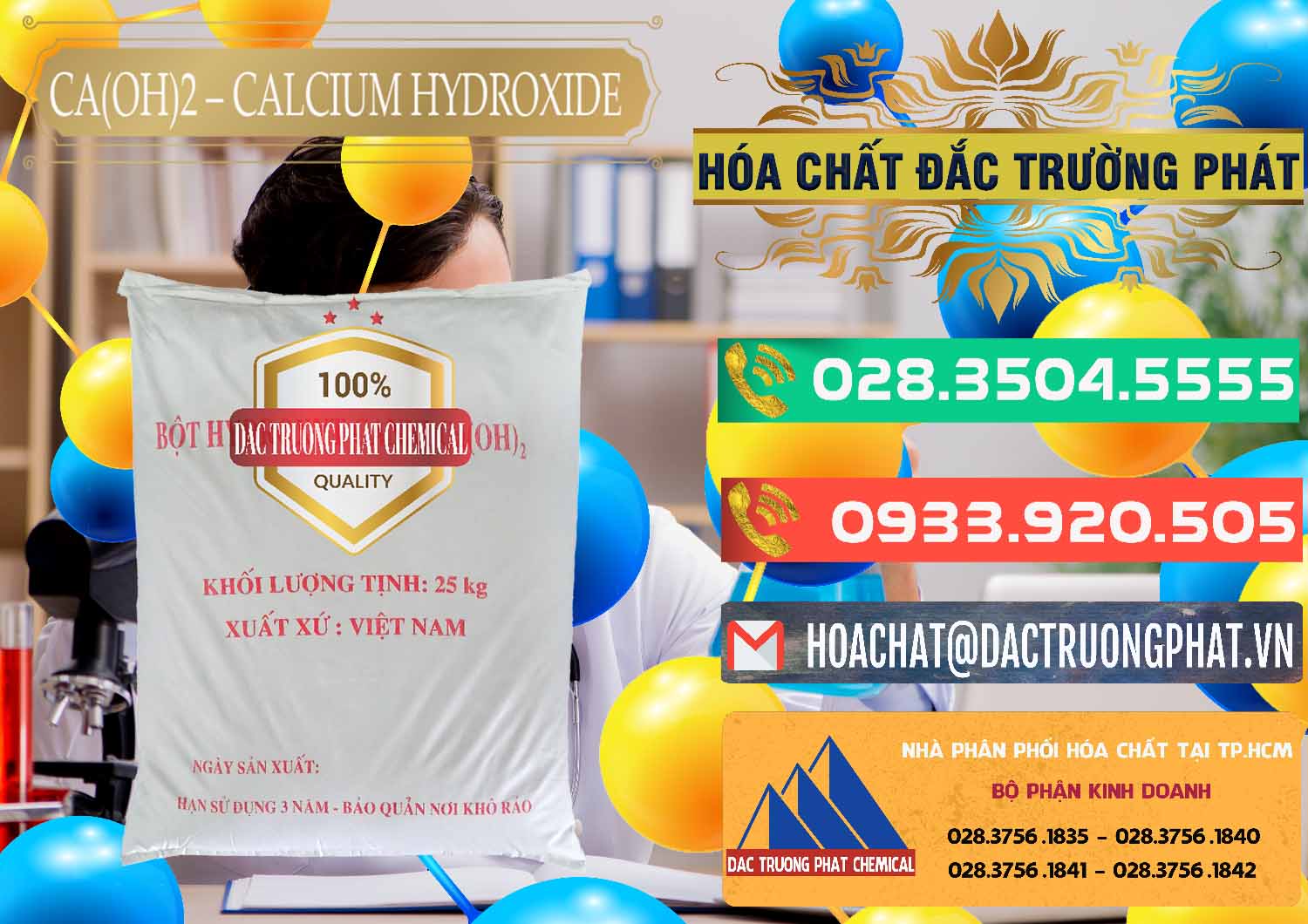 Đơn vị chuyên kinh doanh ( cung cấp ) Ca(OH)2 - Calcium Hydroxide Việt Nam - 0186 - Công ty chuyên cung ứng ( bán ) hóa chất tại TP.HCM - congtyhoachat.com.vn