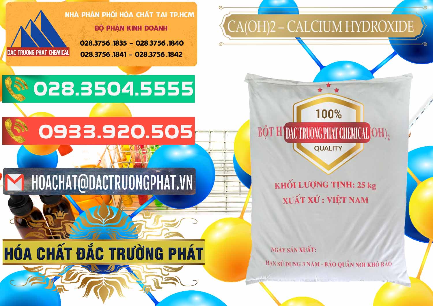 Cty phân phối _ cung ứng Ca(OH)2 - Calcium Hydroxide Việt Nam - 0186 - Chuyên bán ( phân phối ) hóa chất tại TP.HCM - congtyhoachat.com.vn