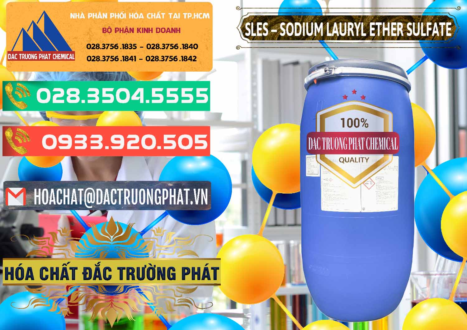 Cty cung cấp và bán Chất Tạo Bọt Sles - Sodium Lauryl Ether Sulphate Kao Indonesia - 0046 - Đơn vị chuyên nhập khẩu _ phân phối hóa chất tại TP.HCM - congtyhoachat.com.vn