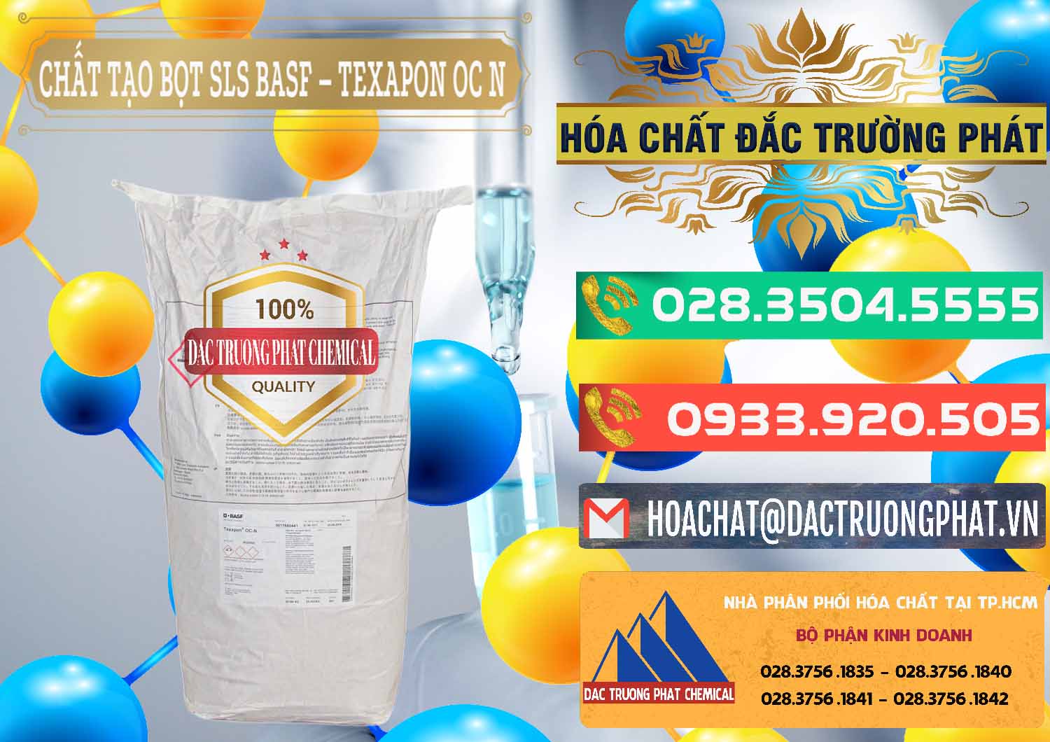 Nơi nhập khẩu & bán Chất Tạo Bọt SLS - Sodium Lauryl Sulfate BASF Texapon OC N - 0049 - Công ty chuyên phân phối & nhập khẩu hóa chất tại TP.HCM - congtyhoachat.com.vn