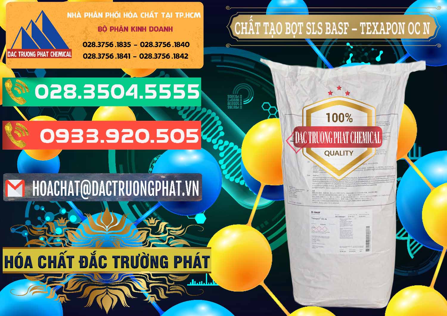 Nhà cung cấp - bán Chất Tạo Bọt SLS - Sodium Lauryl Sulfate BASF Texapon OC N - 0049 - Cty chuyên phân phối ( nhập khẩu ) hóa chất tại TP.HCM - congtyhoachat.com.vn