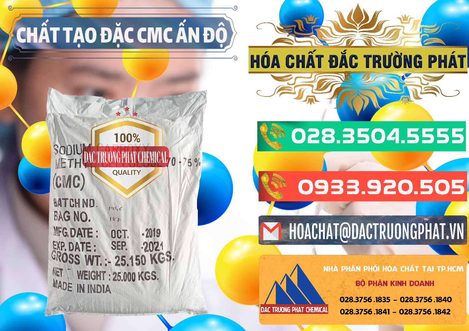 Nhà phân phối & bán Chất Tạo Đặc CMC - Carboxyl Methyl Cellulose Ấn Độ India - 0044 - Nhà phân phối _ bán hóa chất tại TP.HCM - congtyhoachat.com.vn