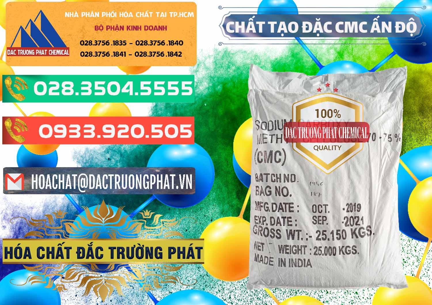 Đơn vị kinh doanh và bán Chất Tạo Đặc CMC - Carboxyl Methyl Cellulose Ấn Độ India - 0044 - Nơi cung cấp ( phân phối ) hóa chất tại TP.HCM - congtyhoachat.com.vn