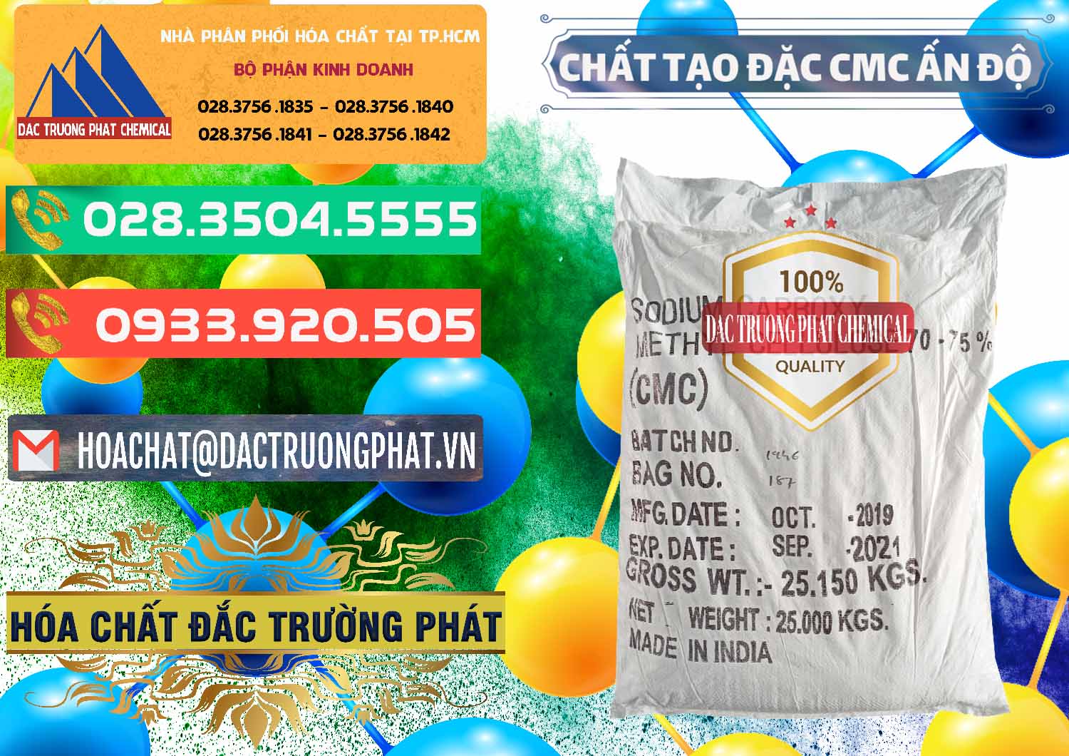Đơn vị chuyên phân phối và bán Chất Tạo Đặc CMC - Carboxyl Methyl Cellulose Ấn Độ India - 0044 - Chuyên kinh doanh _ cung cấp hóa chất tại TP.HCM - congtyhoachat.com.vn