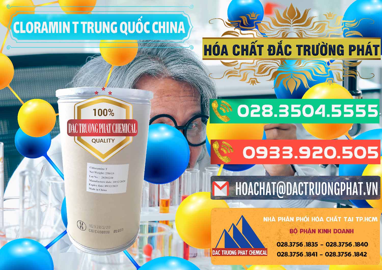 Cty chuyên bán & phân phối Cloramin T Khử Trùng, Diệt Khuẩn Trung Quốc China - 0301 - Công ty phân phối & bán hóa chất tại TP.HCM - congtyhoachat.com.vn