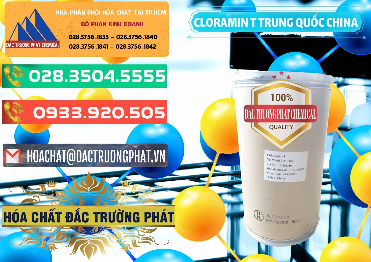 Chuyên bán _ cung ứng Cloramin T Khử Trùng, Diệt Khuẩn Trung Quốc China - 0301 - Chuyên bán _ cung cấp hóa chất tại TP.HCM - congtyhoachat.com.vn