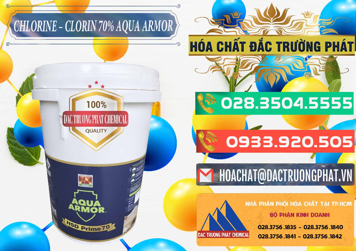 Nơi chuyên bán _ phân phối Chlorine – Clorin 70% Aqua Armor Aditya Birla Grasim Ấn Độ India - 0241 - Chuyên cung cấp _ bán hóa chất tại TP.HCM - congtyhoachat.com.vn