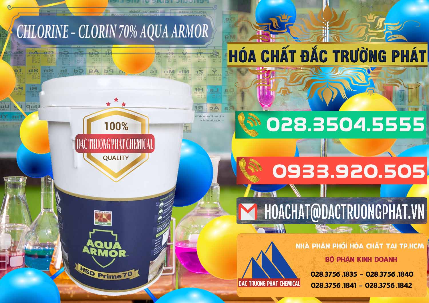 Đơn vị chuyên nhập khẩu _ bán Chlorine – Clorin 70% Aqua Armor Aditya Birla Grasim Ấn Độ India - 0241 - Cty cung cấp và phân phối hóa chất tại TP.HCM - congtyhoachat.com.vn
