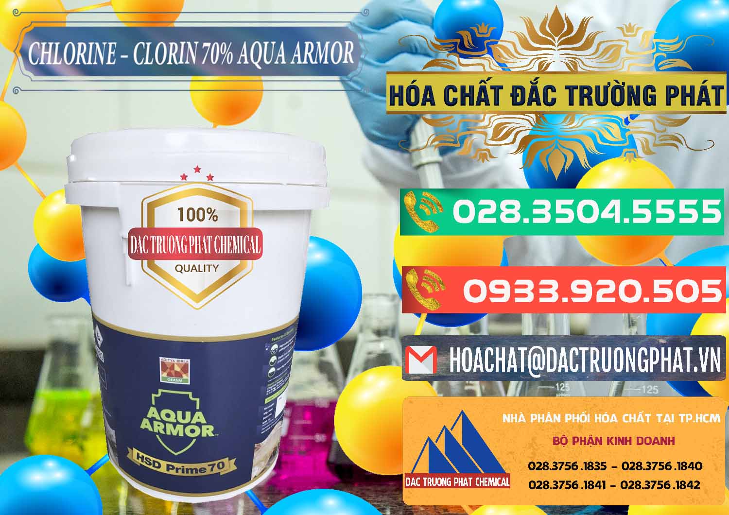 Đơn vị chuyên bán - cung cấp Chlorine – Clorin 70% Aqua Armor Aditya Birla Grasim Ấn Độ India - 0241 - Nơi phân phối và kinh doanh hóa chất tại TP.HCM - congtyhoachat.com.vn