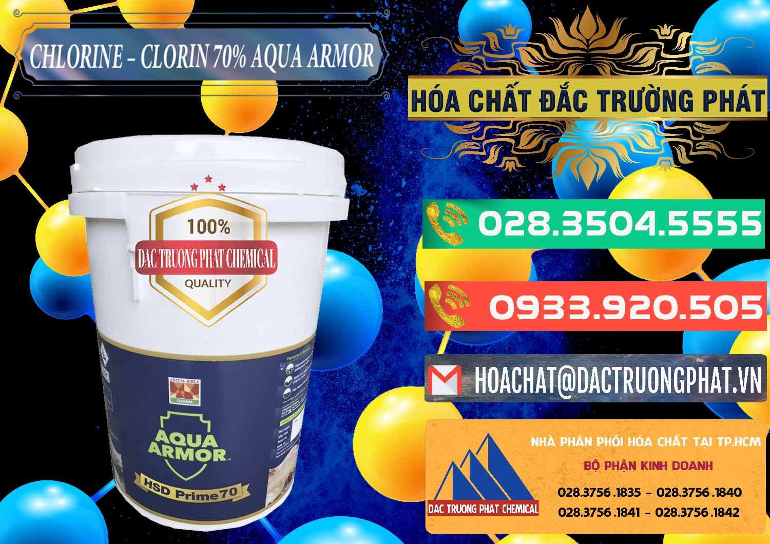Nơi kinh doanh - bán Chlorine – Clorin 70% Aqua Armor Aditya Birla Grasim Ấn Độ India - 0241 - Đơn vị cung ứng ( phân phối ) hóa chất tại TP.HCM - congtyhoachat.com.vn