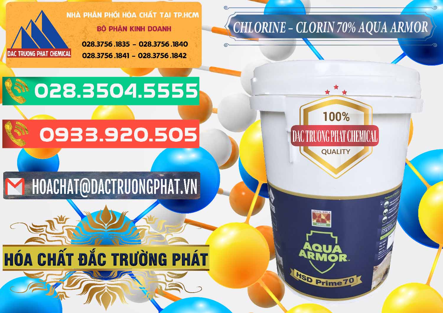 Nhà cung cấp _ bán Chlorine – Clorin 70% Aqua Armor Aditya Birla Grasim Ấn Độ India - 0241 - Chuyên cung cấp & phân phối hóa chất tại TP.HCM - congtyhoachat.com.vn