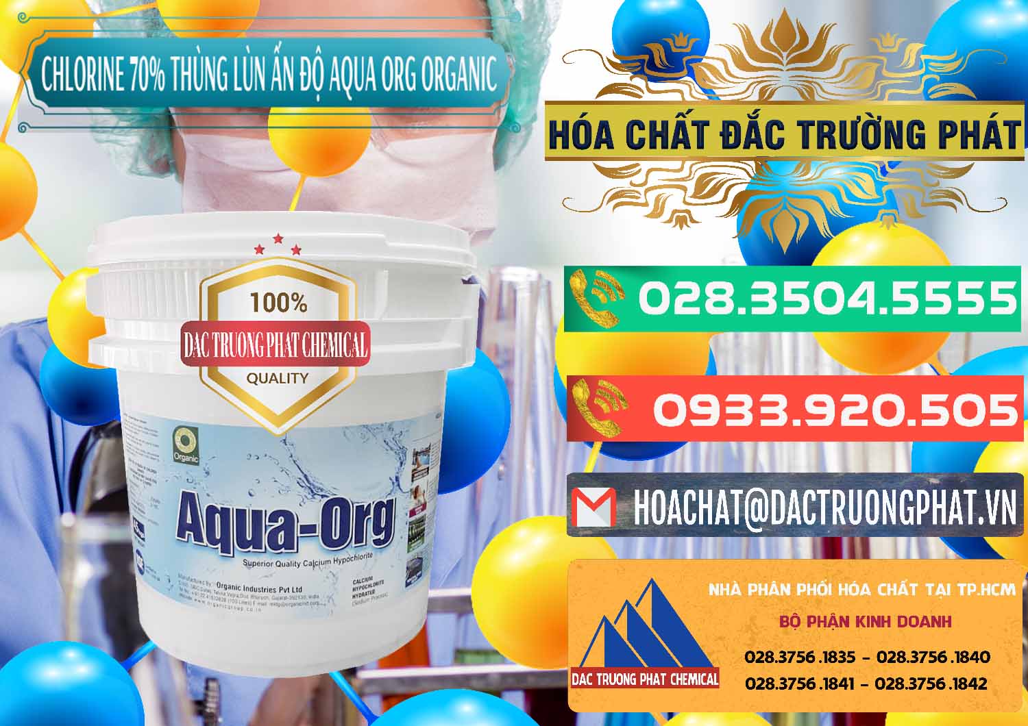 Đơn vị chuyên bán _ cung cấp Chlorine – Clorin 70% Thùng Lùn Ấn Độ Aqua ORG Organic India - 0212 - Đơn vị phân phối _ cung cấp hóa chất tại TP.HCM - congtyhoachat.com.vn