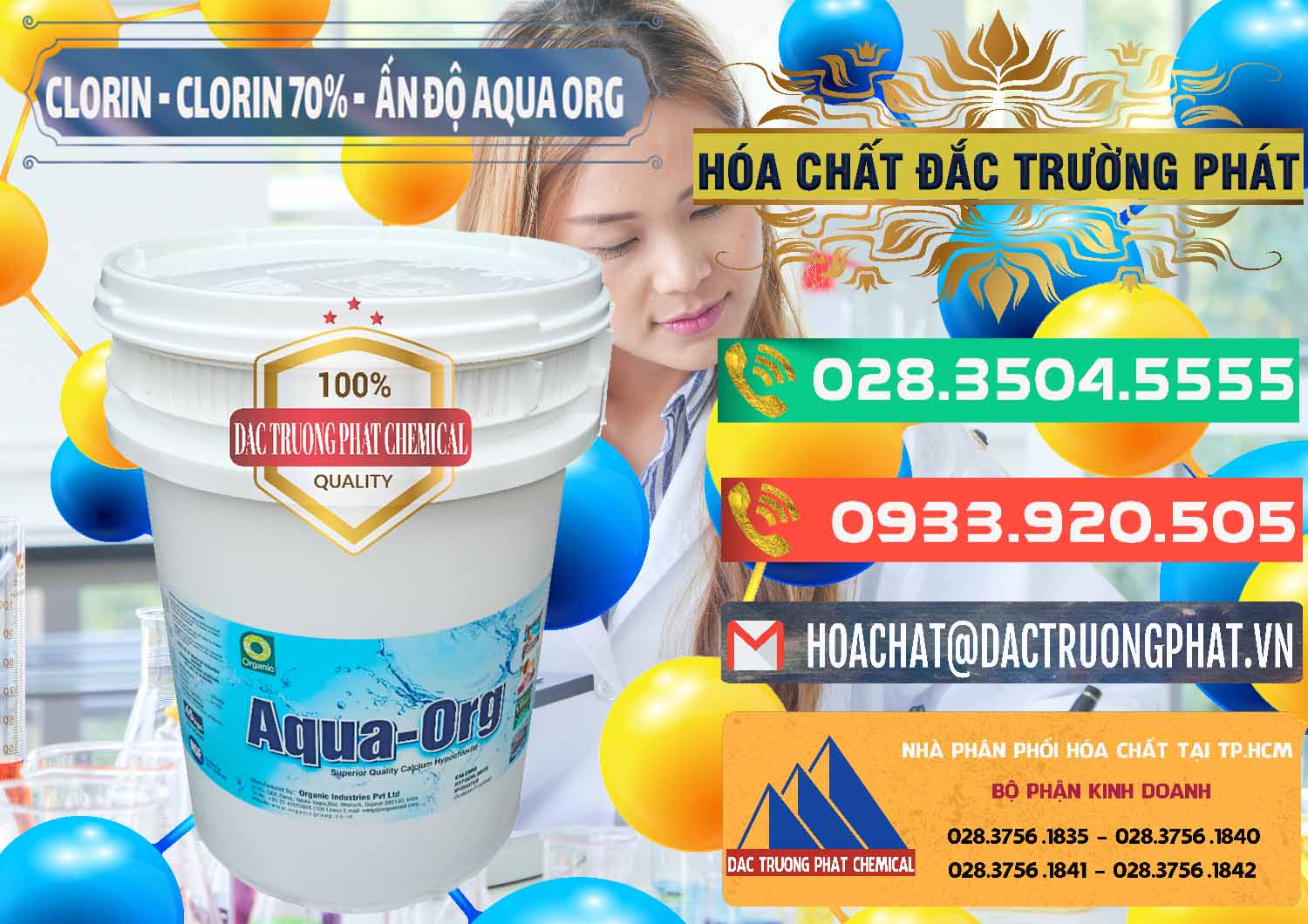 Công ty chuyên bán & cung ứng Chlorine – Clorin Ấn Độ Aqua ORG Organic India - 0051 - Đơn vị phân phối và cung cấp hóa chất tại TP.HCM - congtyhoachat.com.vn
