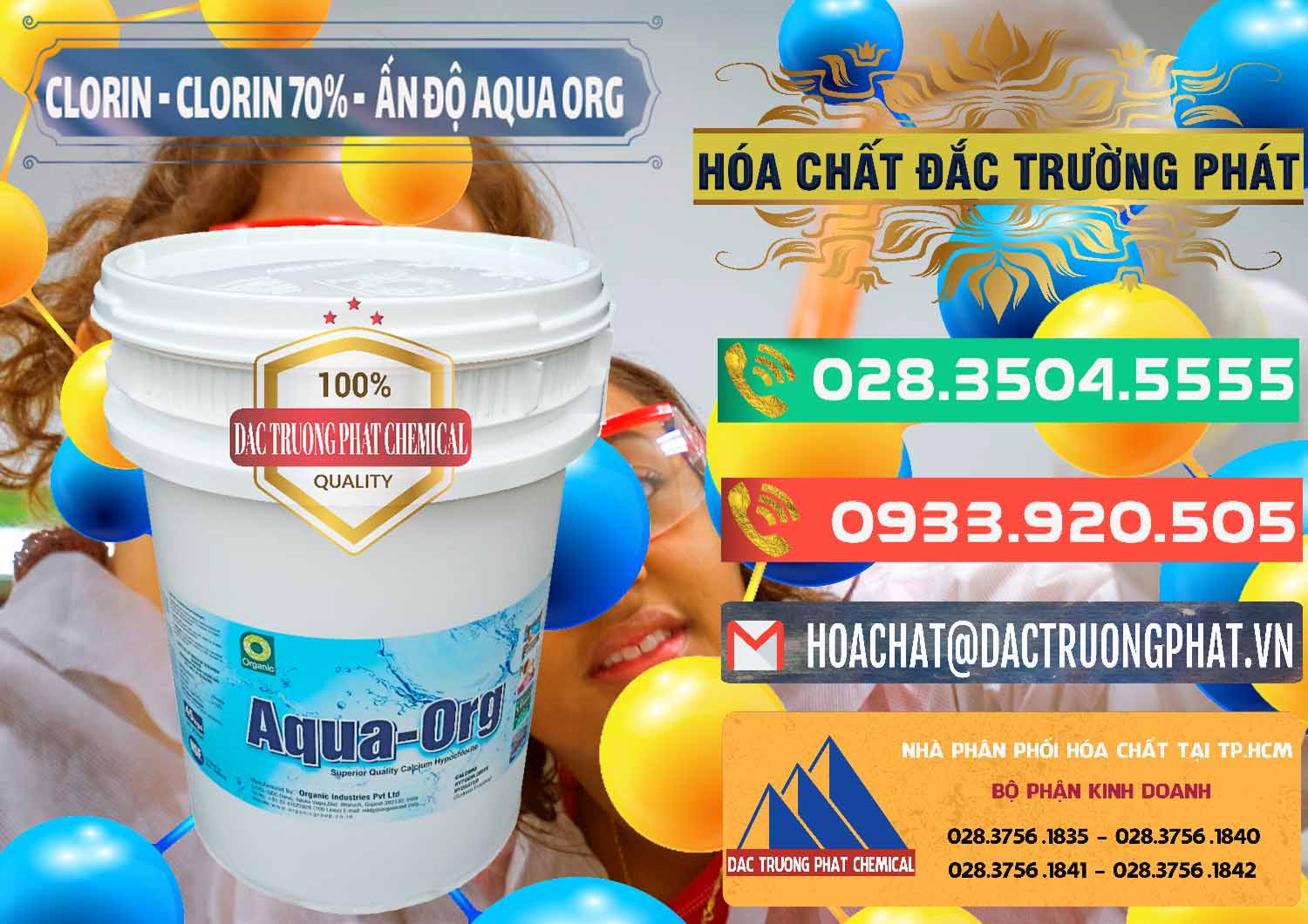 Đơn vị chuyên bán & cung ứng Chlorine – Clorin Ấn Độ Aqua ORG Organic India - 0051 - Công ty cung ứng _ phân phối hóa chất tại TP.HCM - congtyhoachat.com.vn
