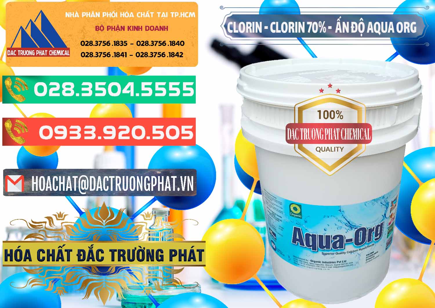 Cty chuyên kinh doanh và bán Chlorine – Clorin Ấn Độ Aqua ORG Organic India - 0051 - Cty chuyên cung cấp & kinh doanh hóa chất tại TP.HCM - congtyhoachat.com.vn