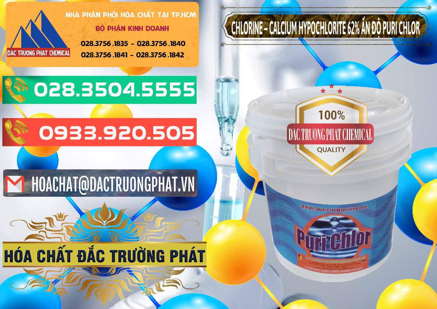 Nơi chuyên bán & phân phối Chlorine – Clorin 62% Puri Chlo Ấn Độ India - 0052 - Công ty chuyên phân phối và nhập khẩu hóa chất tại TP.HCM - congtyhoachat.com.vn