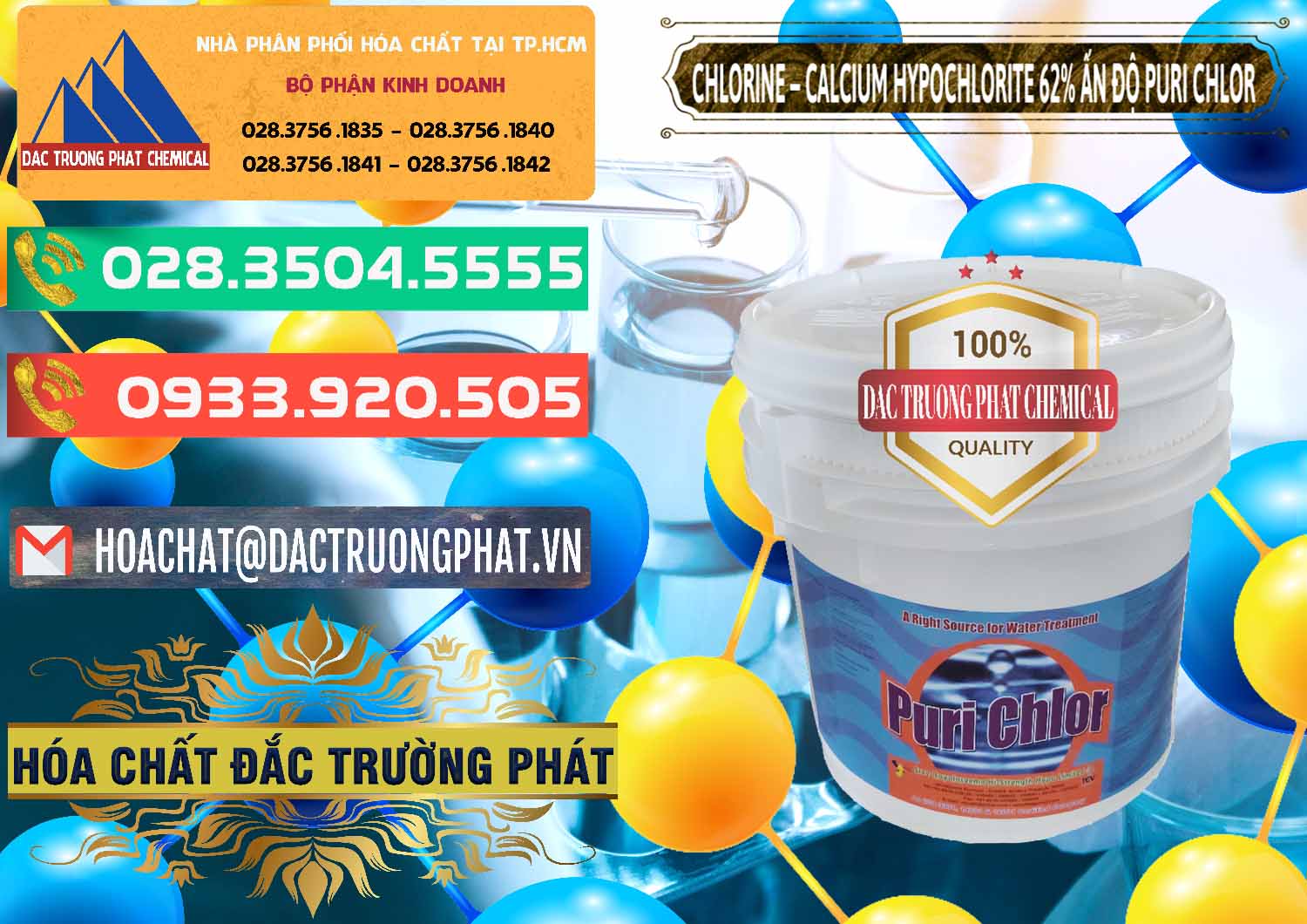 Đơn vị bán _ cung ứng Chlorine – Clorin 62% Puri Chlo Ấn Độ India - 0052 - Cty cung cấp - bán hóa chất tại TP.HCM - congtyhoachat.com.vn