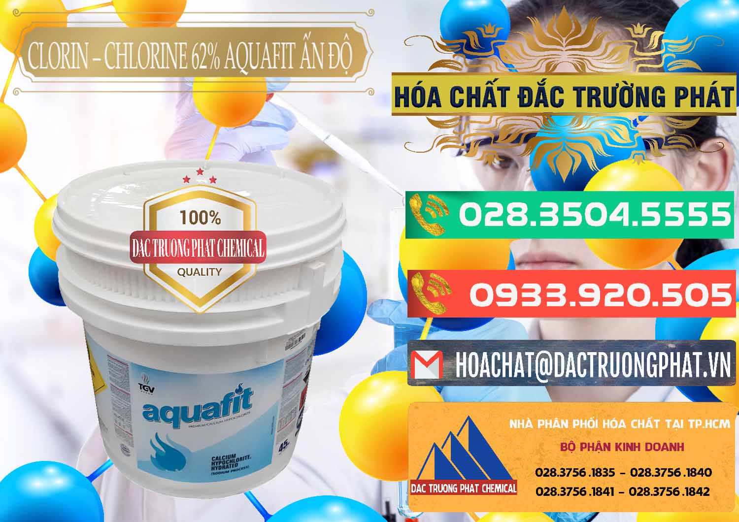 Công ty chuyên phân phối _ bán Clorin - Chlorine 62% Aquafit Thùng Lùn Ấn Độ India - 0057 - Nơi chuyên cung cấp - kinh doanh hóa chất tại TP.HCM - congtyhoachat.com.vn