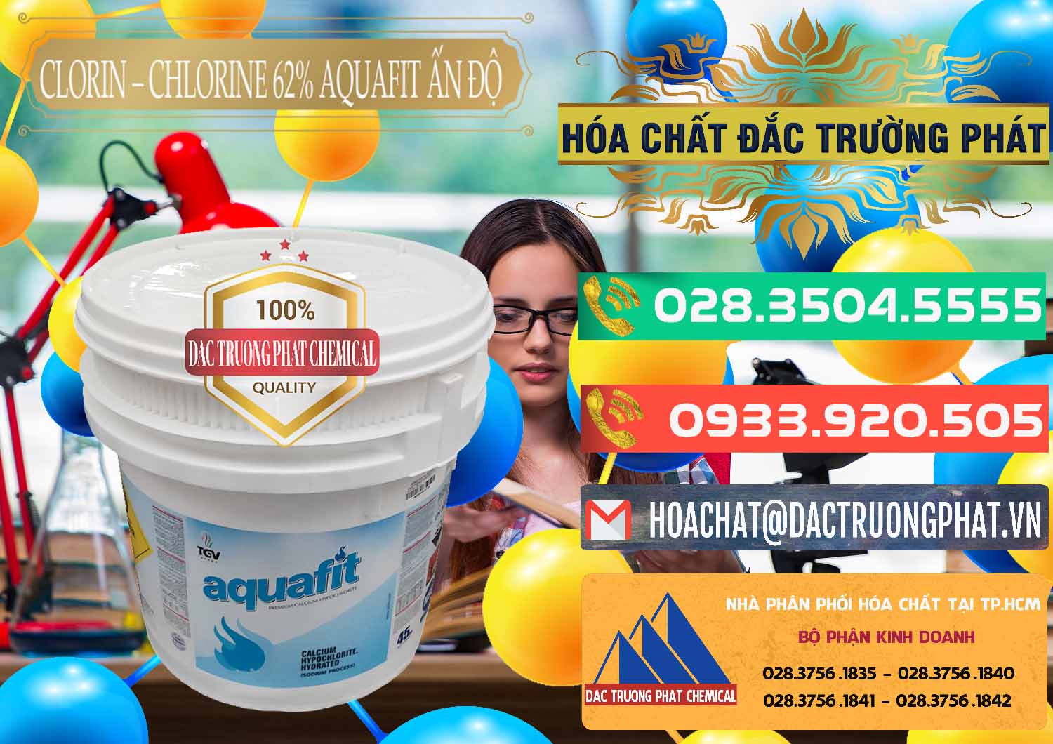 Nơi chuyên bán & phân phối Clorin - Chlorine 62% Aquafit Thùng Lùn Ấn Độ India - 0057 - Công ty chuyên cung cấp _ bán hóa chất tại TP.HCM - congtyhoachat.com.vn