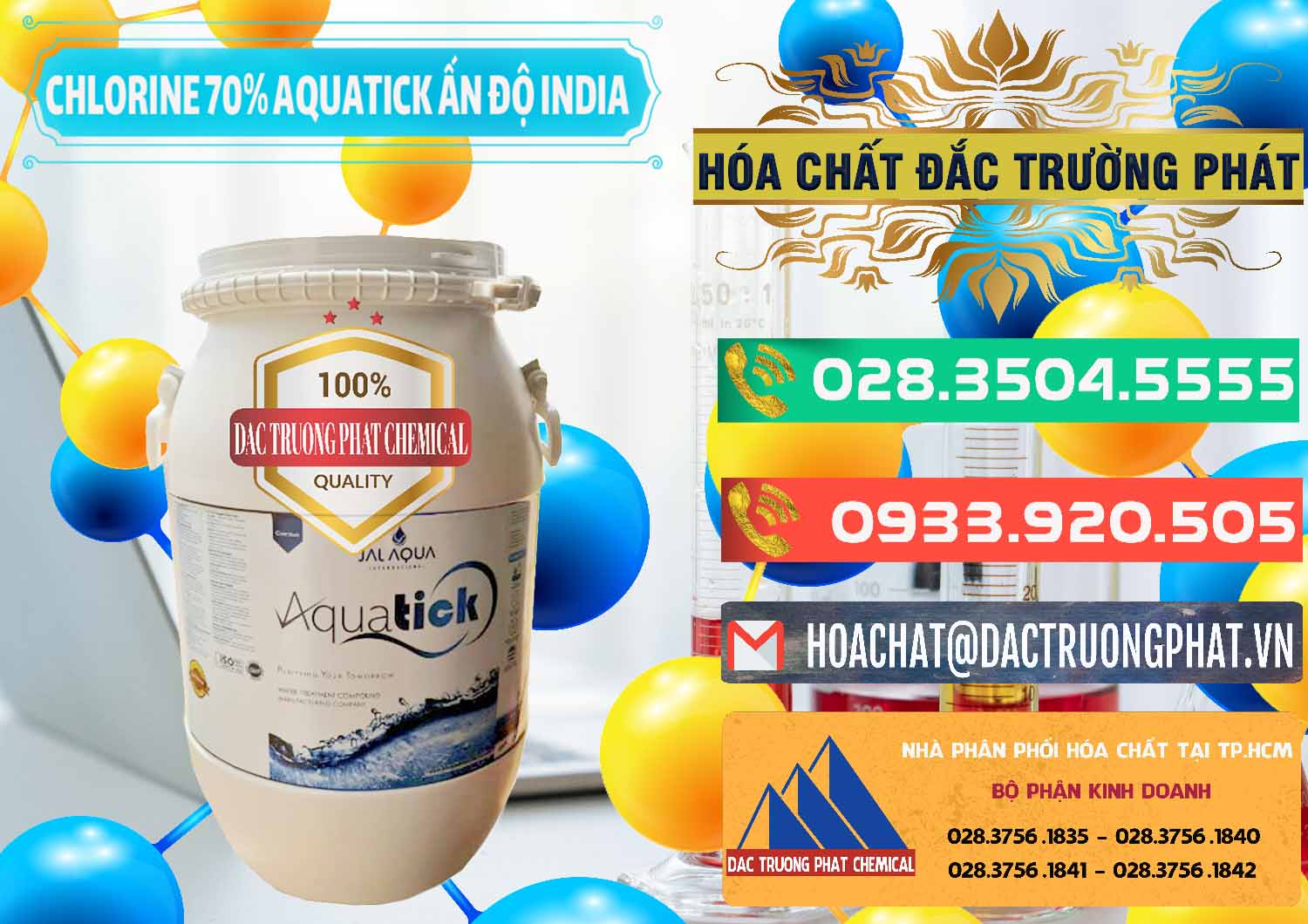 Bán - cung cấp Chlorine – Clorin 70% Aquatick Jal Aqua Ấn Độ India - 0215 - Công ty cung cấp và phân phối hóa chất tại TP.HCM - congtyhoachat.com.vn