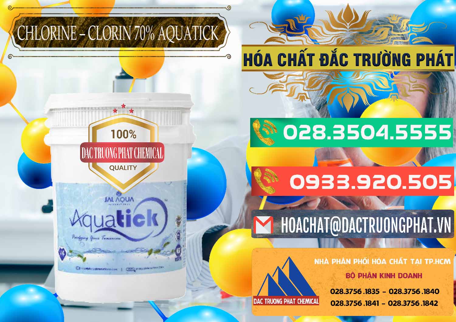 Kinh doanh ( bán ) Chlorine – Clorin 70% Aquatick Thùng Cao Jal Aqua Ấn Độ India - 0237 - Công ty chuyên cung cấp và nhập khẩu hóa chất tại TP.HCM - congtyhoachat.com.vn