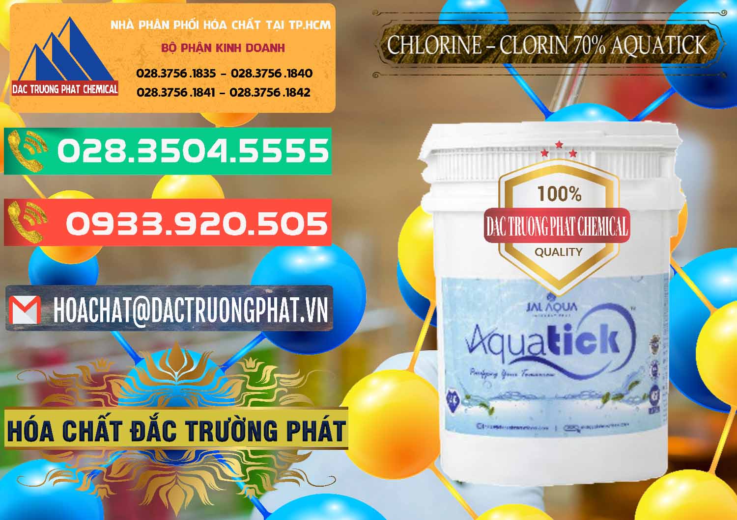 Bán - phân phối Chlorine – Clorin 70% Aquatick Thùng Cao Jal Aqua Ấn Độ India - 0237 - Đơn vị cung cấp & nhập khẩu hóa chất tại TP.HCM - congtyhoachat.com.vn