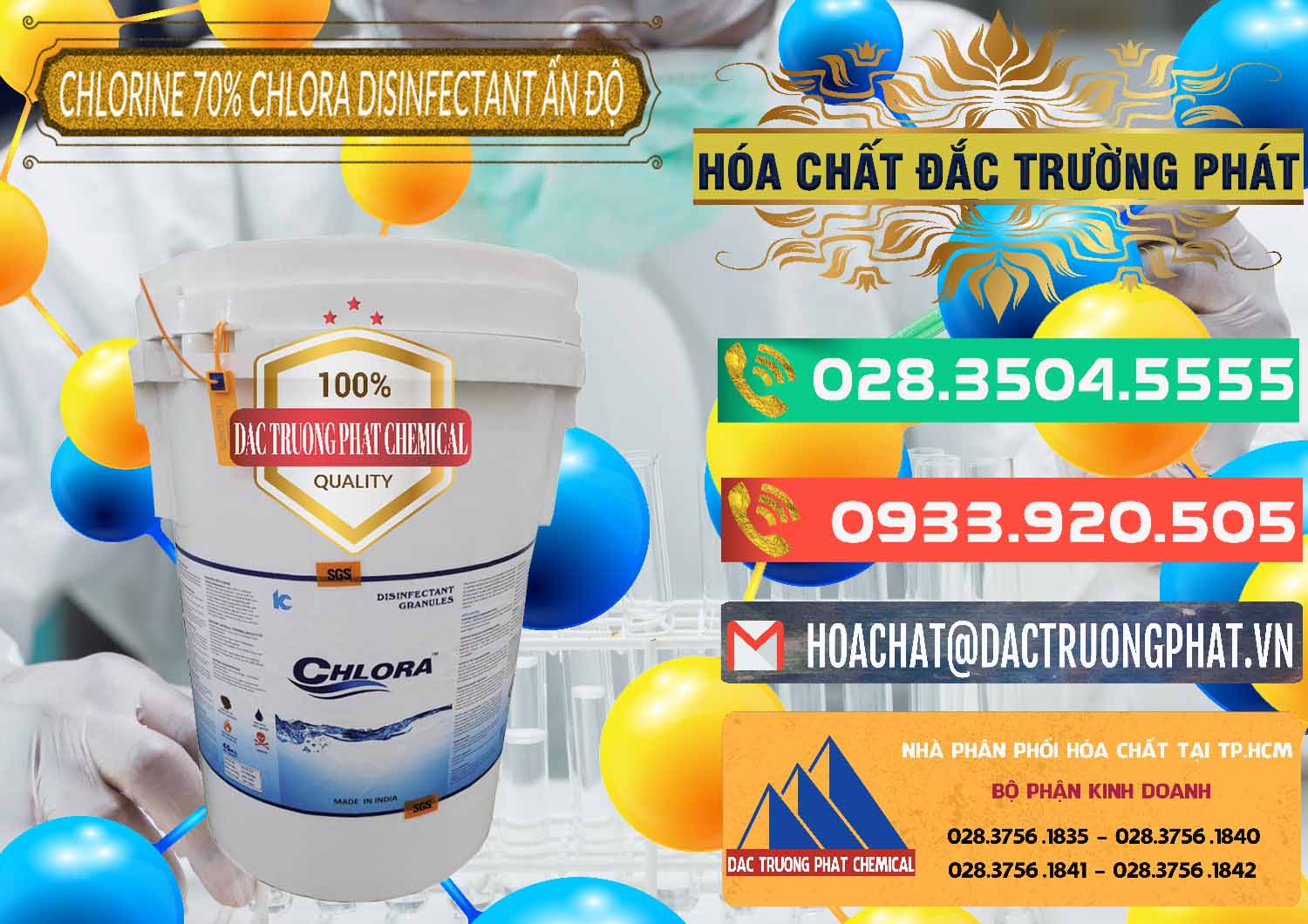 Cty chuyên bán - cung cấp Chlorine – Clorin 70% Chlora Disinfectant Ấn Độ India - 0213 - Đơn vị phân phối & bán hóa chất tại TP.HCM - congtyhoachat.com.vn