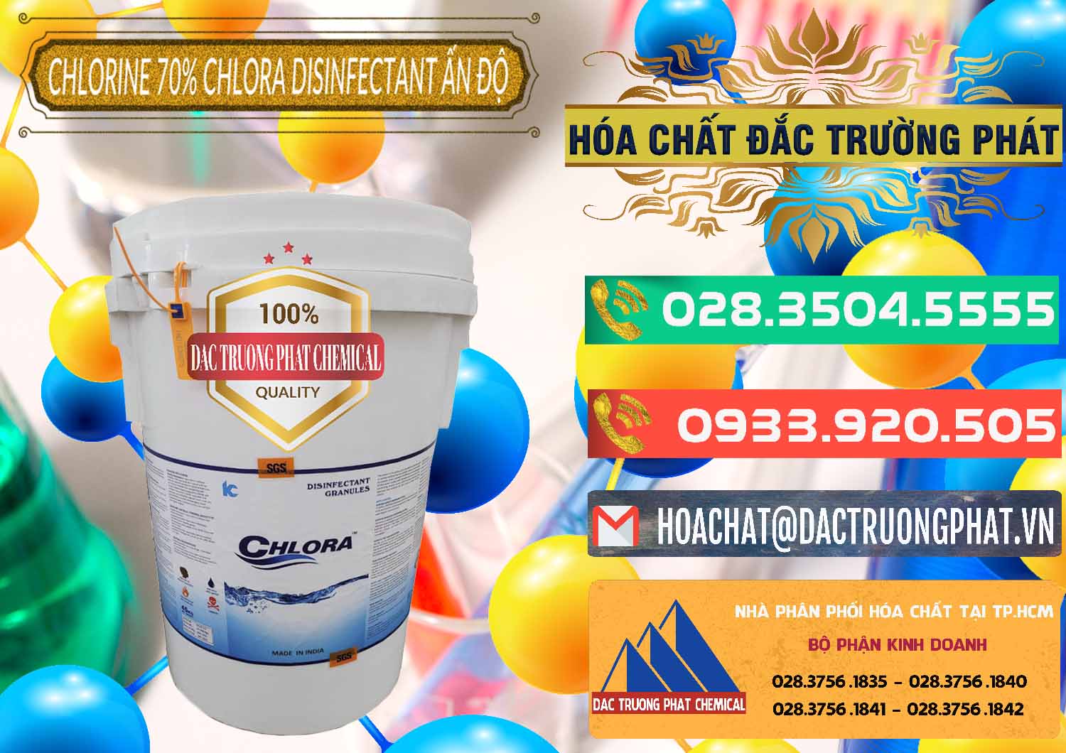 Bán ( cung cấp ) Chlorine – Clorin 70% Chlora Disinfectant Ấn Độ India - 0213 - Cty phân phối ( cung cấp ) hóa chất tại TP.HCM - congtyhoachat.com.vn
