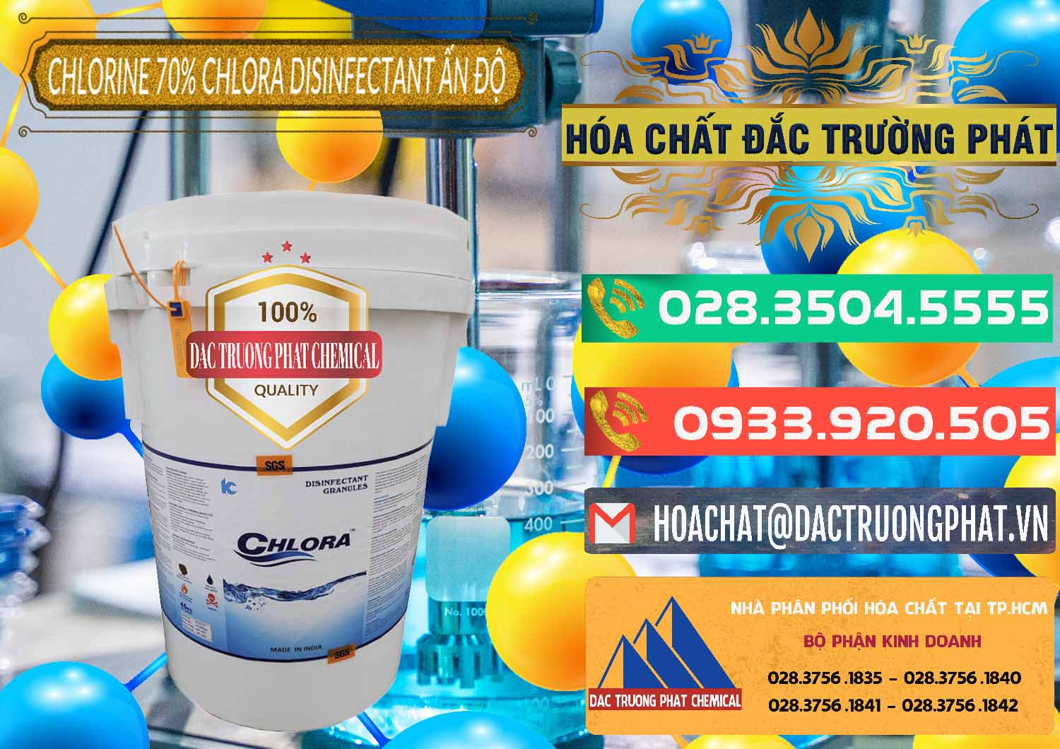 Công ty bán & phân phối Chlorine – Clorin 70% Chlora Disinfectant Ấn Độ India - 0213 - Đơn vị cung ứng và phân phối hóa chất tại TP.HCM - congtyhoachat.com.vn